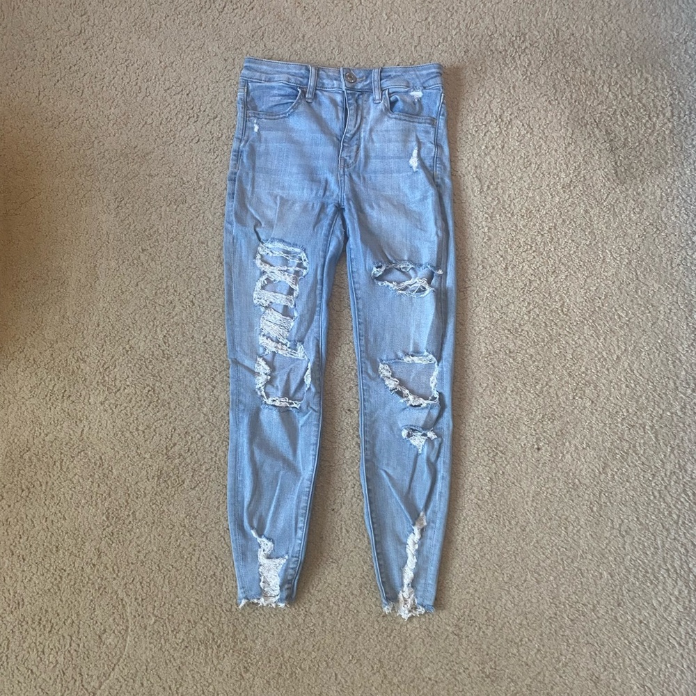 Next Level Stretch Ripped Jeggings